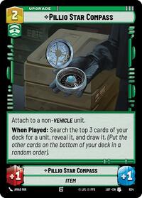Pillio Star Compass (Foil) (624) [Legends of the Force]