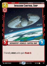 Invasion Control Ship (Foil) (671) [Legends of the Force]