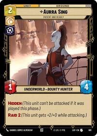 Aurra Sing - Patient and Deadly (Foil) (681) [Legends of the Force]