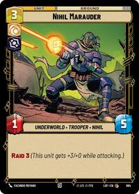Nihil Marauder (Foil) (684) [Legends of the Force]