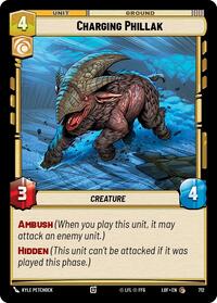 Charging Phillak (Foil) (712) [Legends of the Force]