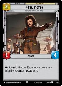 Peli Motto - I Should Charge You More (Foil) (760) [Legends of the Force]