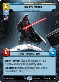 Darth Vader - Twilight of the Apprentice (Hyperspace Foil) (777) [Legends of the Force]