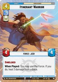 Itinerant Warrior (Hyperspace Foil) (788) [Legends of the Force]