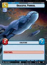 Graceful Purrgil (Hyperspace Foil) (809) [Legends of the Force]
