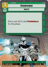 Overpower (Hyperspace Foil) (866) [Legends of the Force]