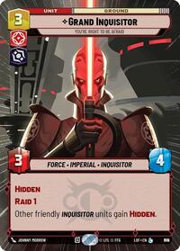 Grand Inquisitor - You're Right to Be Afraid (Hyperspace Foil) (872) [Legends of the Force]