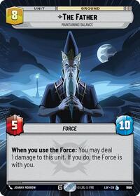 The Father - Maintaining Balance (Hyperspace Foil) (1000) [Legends of the Force]