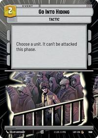 Go Into Hiding (Hyperspace Foil) (1002) [Legends of the Force]