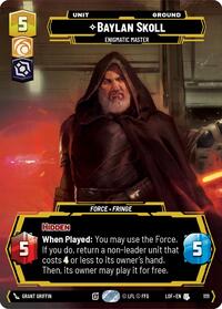 Baylan Skoll - Enigmatic Master (Prestige Foil) (1111) [Legends of the Force]