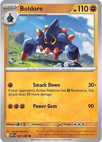 Boldore (047/086) [SV: White Flare]