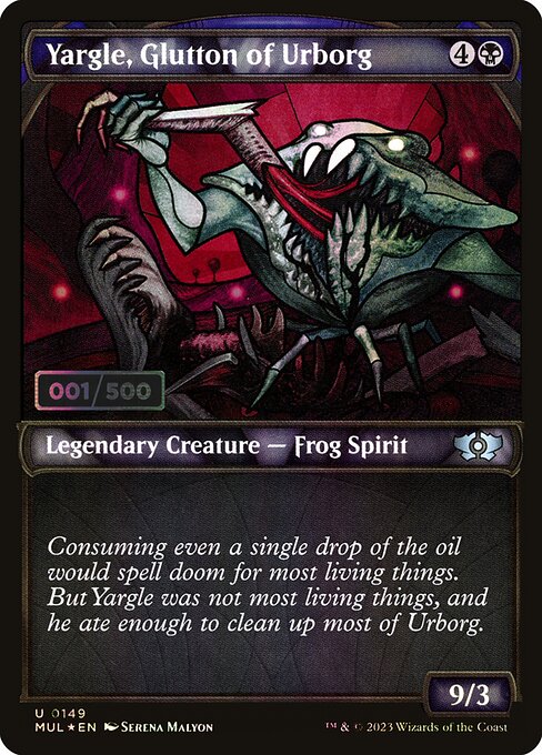 Yargle, Glutton of Urborg (149z) [Multiverse Legends] [Showcase]