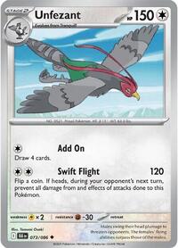 Unfezant (073/086) [SV: Black Bolt]
