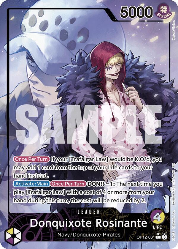 Donquixote Rosinante (061) (Alternate Art) (OP12-061) [Legacy of the Master]