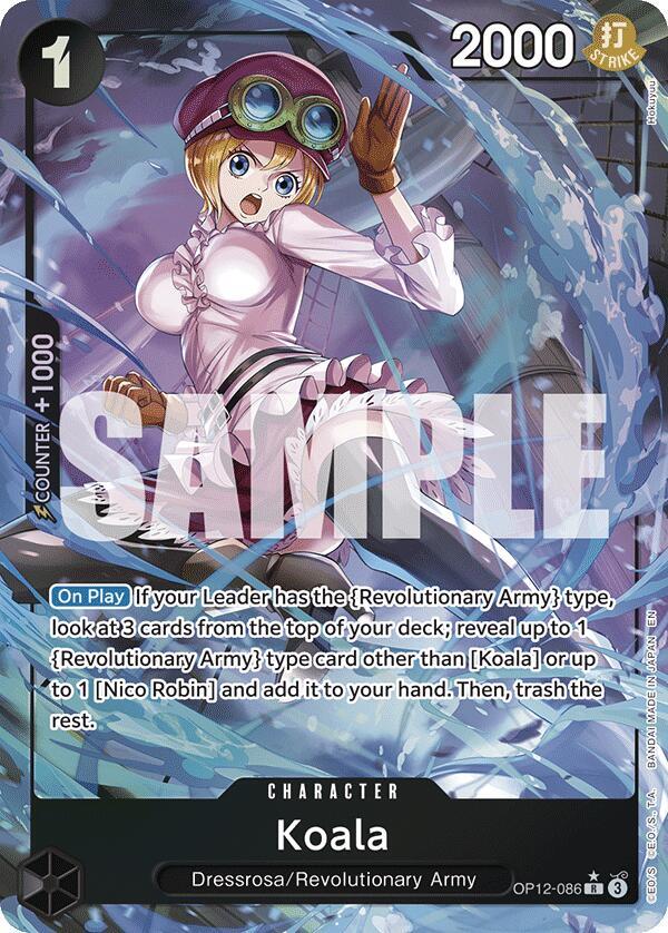 Koala (086) (Alternate Art) (OP12-086) [Legacy of the Master]