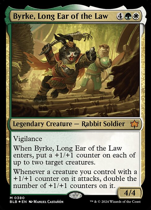 Byrke, Long Ear of the Law (380) [Bloomburrow]