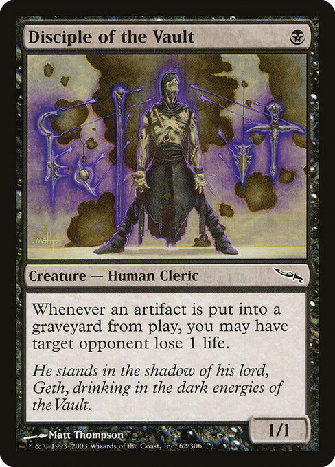 Disciple of the Vault (62) [Mirrodin]