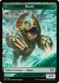 Beast (0006) // Pest Double-Sided Token (6 // 9) [Edge of Eternities Commander]