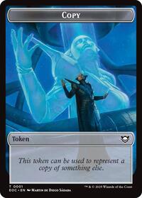 Copy // Pest Double-Sided Token (1 // 9) [Edge of Eternities Commander]