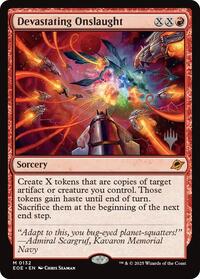 Devastating Onslaught (132) [Edge of Eternities Promos]