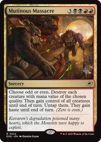 Mutinous Massacre (222) [Edge of Eternities Promos]