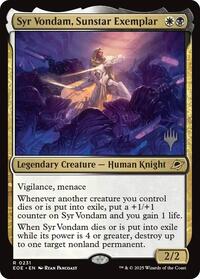 Syr Vondam, Sunstar Exemplar (231) [Edge of Eternities Promos]