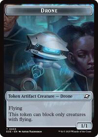 Drone // Lander (0005) Doubled-Sided Token (3 // 5) [Edge of Eternities]