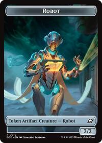Robot // Sliver Double-Sided Token (10 // 1) [Edge of Eternities]