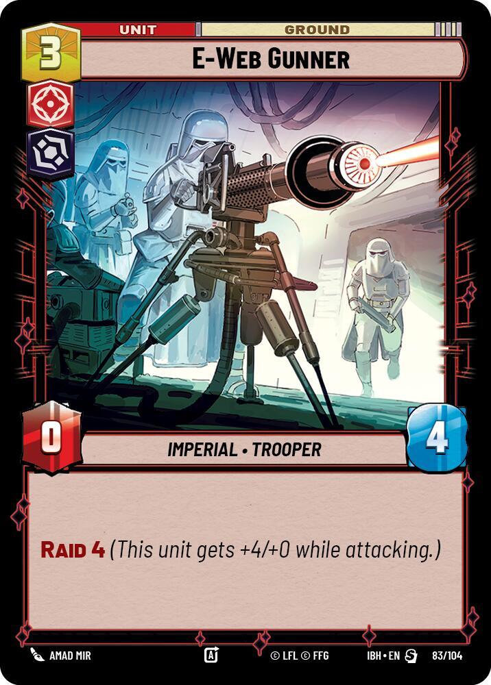 E-Web Gunner (83/104) [Intro Battle: Hoth]