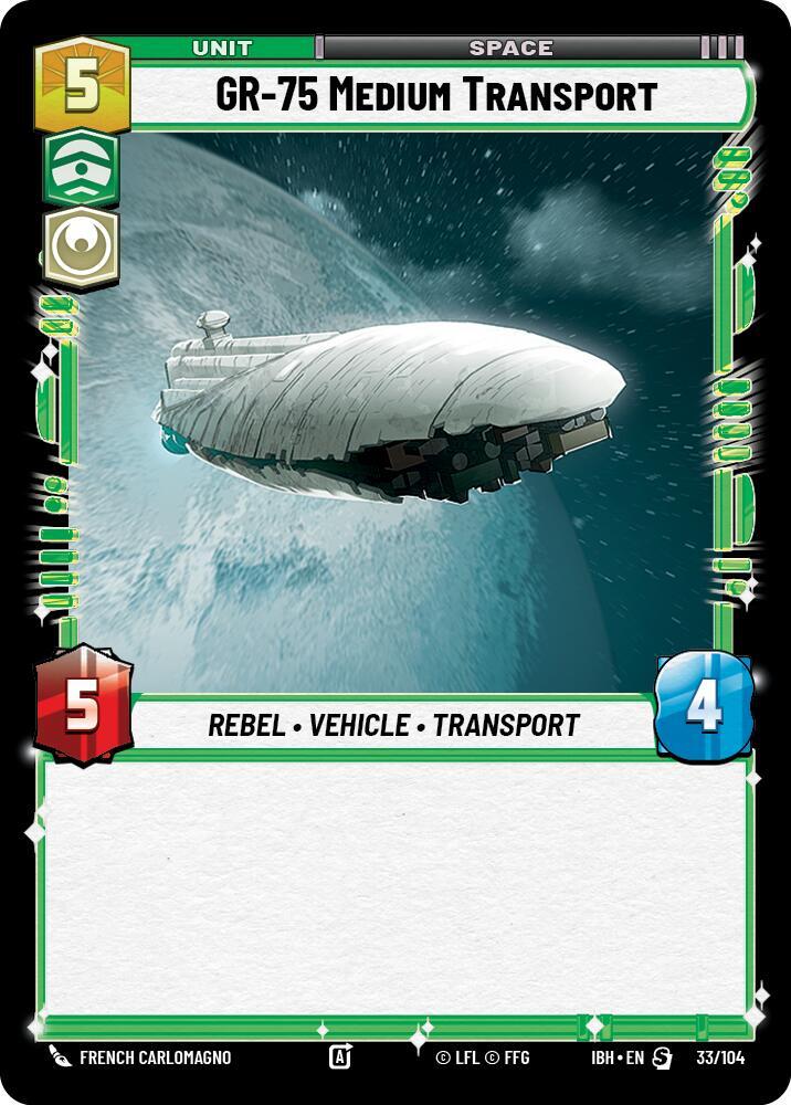 GR-75 Medium Transport (33/104) [Intro Battle: Hoth]