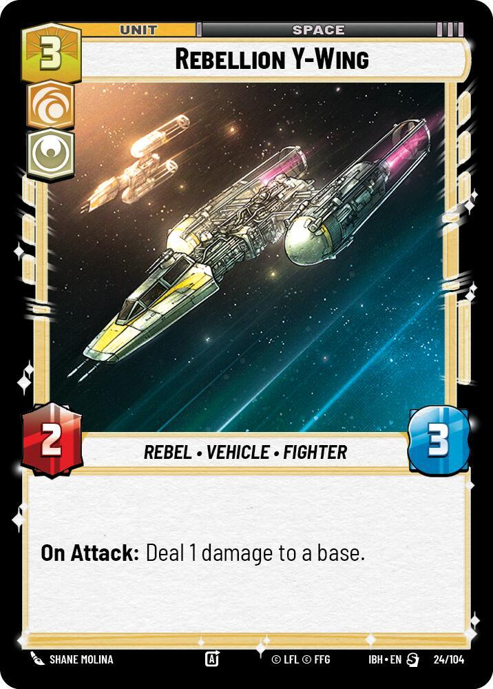 Rebellion Y-Wing (24/104) [Intro Battle: Hoth]