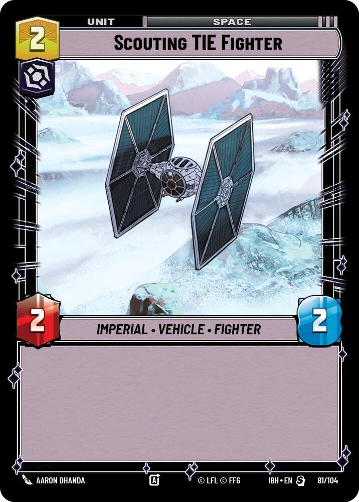Scouting TIE Fighter (81/104) [Intro Battle: Hoth]