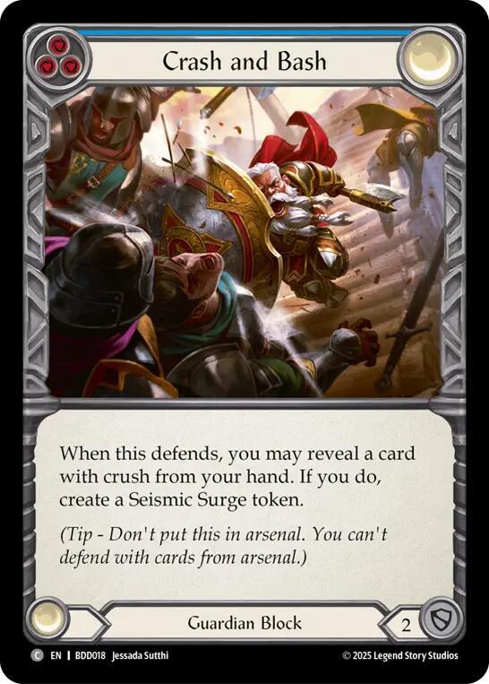 Crash and Bash (Blue) (BDD018) [Welcome Deck Bravo]