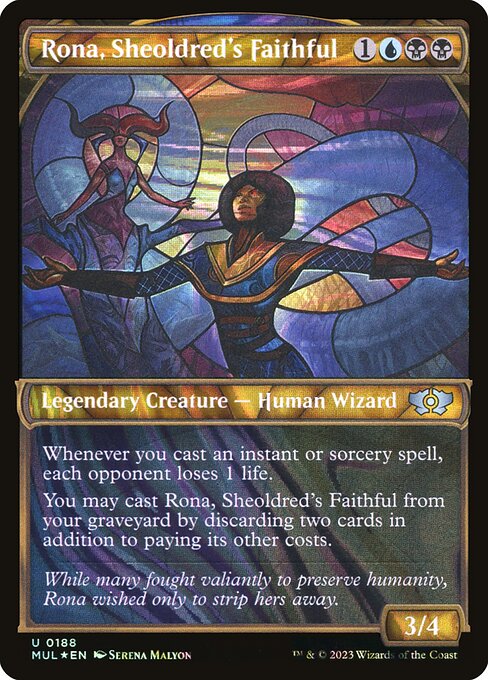 Rona, Sheoldred's Faithful (188) [Multiverse Legends] [Showcase]