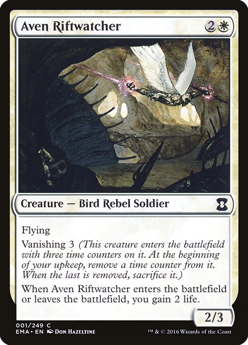 Aven Riftwatcher (1) [Eternal Masters]