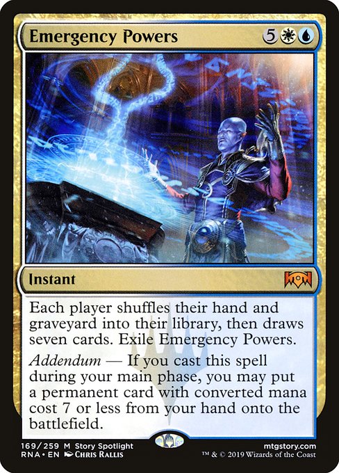 Emergency Powers (169) [Ravnica Allegiance]