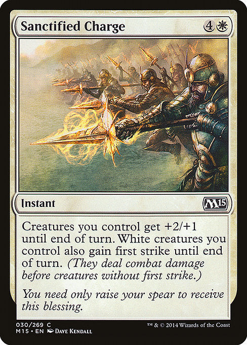 Sanctified Charge (30) [Magic 2015]
