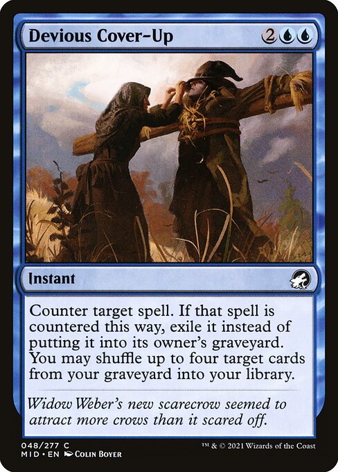 Devious Cover-Up (48) [Innistrad: Midnight Hunt]