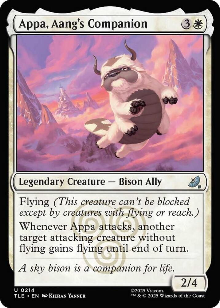 Appa, Aang's Companion (214) [Avatar: The Last Airbender: Eternal-Legal]