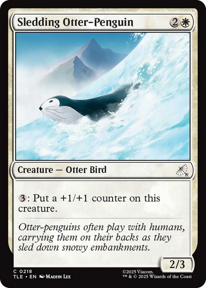 Sledding Otter-Penguin (218) [Avatar: The Last Airbender: Eternal-Legal]