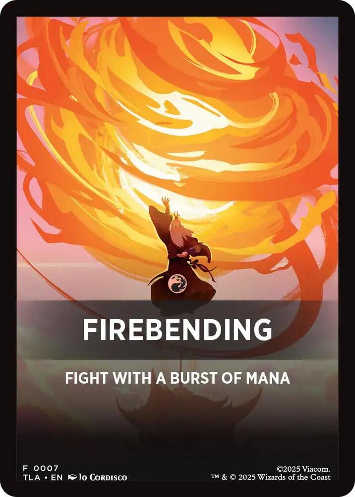 Firebending Theme Card (7) [Avatar: The Last Airbender]
