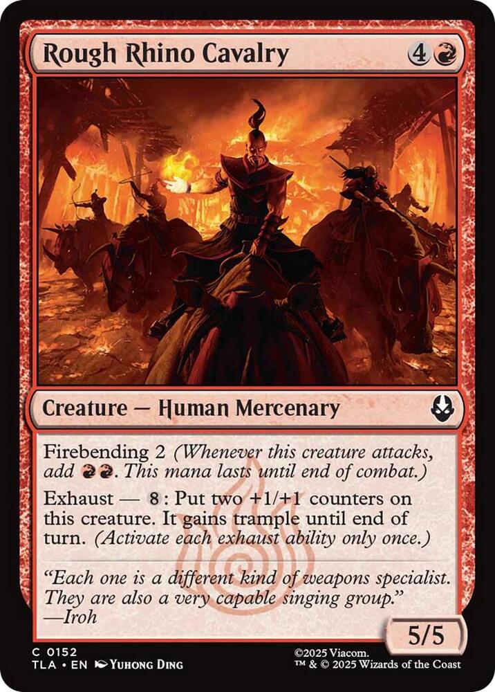 Rough Rhino Cavalry (152) [Avatar: The Last Airbender]