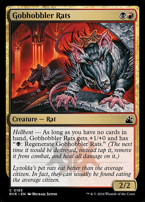 Gobhobbler Rats (185) [Ravnica Remastered]