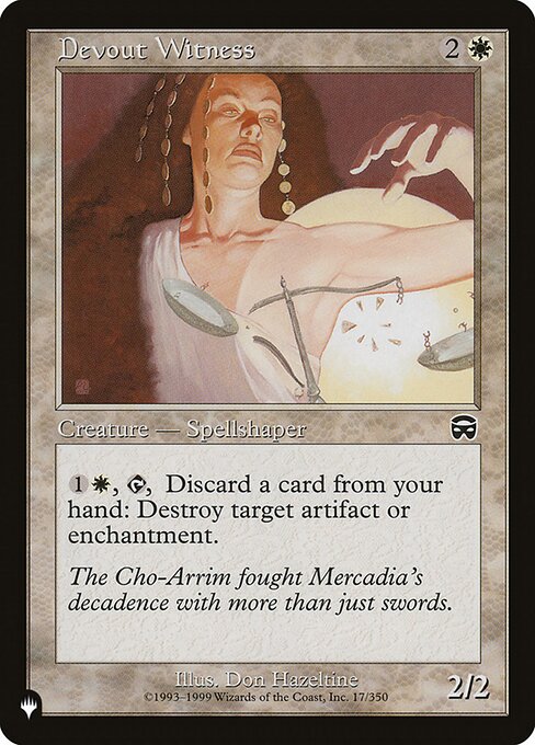 Devout Witness (MMQ-17) [The List]