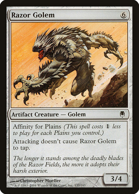 Razor Golem (137) [Darksteel]