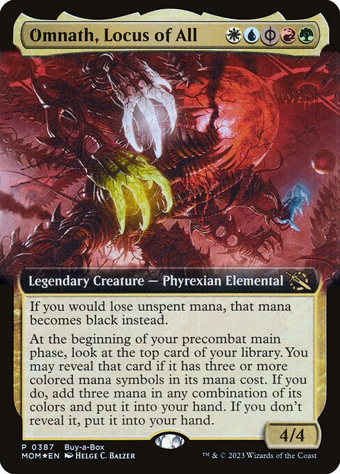 Omnath, Locus of All (387) [March of the Machine] [Extended Art]