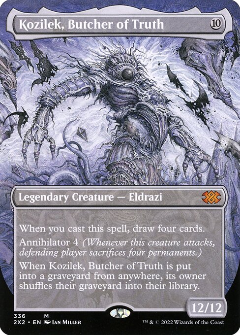Kozilek, Butcher of Truth (336) [Double Masters 2022] [Borderless]