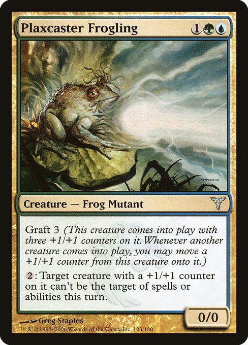 Plaxcaster Frogling (123) [Dissension]