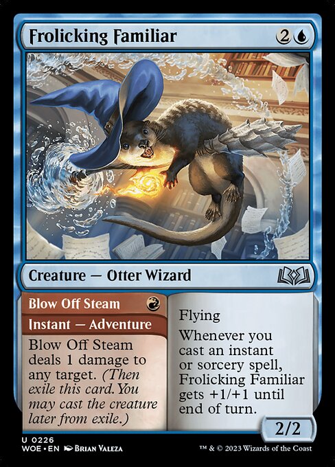 Frolicking Familiar // Blow Off Steam (226) [Wilds of Eldraine]