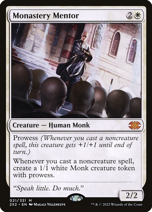 Monastery Mentor (21) [Double Masters 2022]